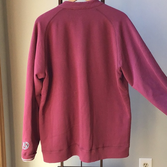 RL Rugby Cardigan Reversible Varsity Letterman Cotton‎ Sweatshirt Jacket - Picture 8 of 15